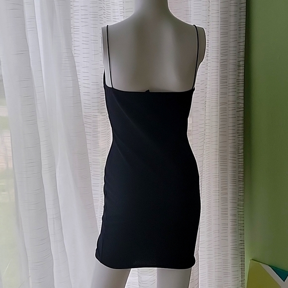Nasty Gal Little Black Dress Bodycon Stretchy Size 6 - Picture 3 of 5
